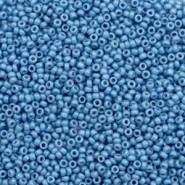 Miyuki seed beads 15/0 - Duracoat opaque juniper berry blue 15-4485